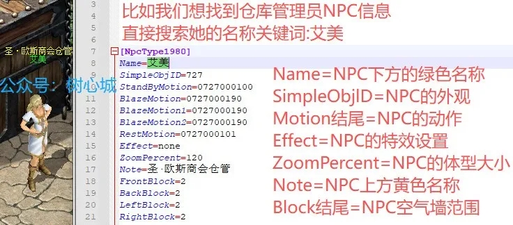 【魔域教程】魔域修改NPC的外观、名称、特效等教程-资源站